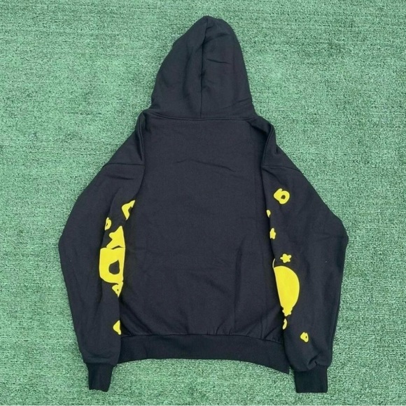 spider hoodie black and yellow medium - Picture 2 of 3